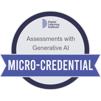 AI for Assessments digital badge